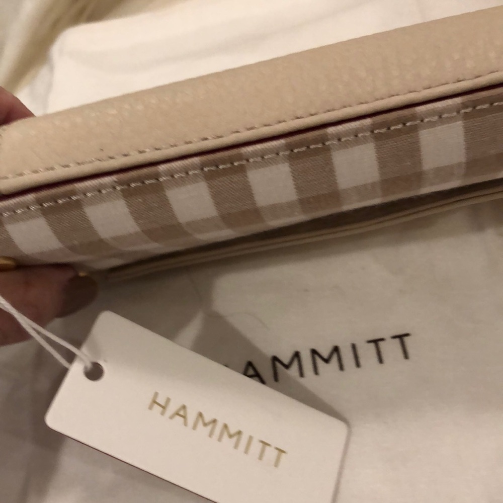 HAMMITT LEVY BENJAMIN CROSSBODY/CLUTCH/SHOULDER in Dandelion Gingham NWT - Picture 3 of 10